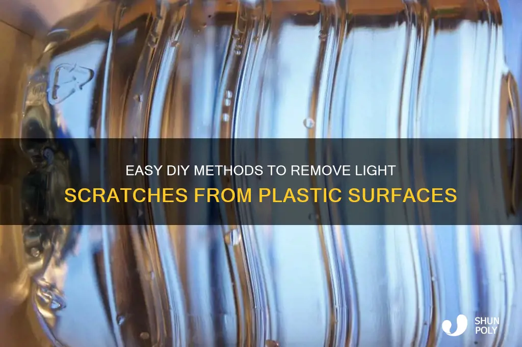 how do you remove light scratches from plastic