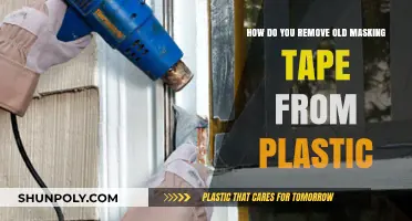 Effective Methods to Remove Old Masking Tape from Plastic Surfaces