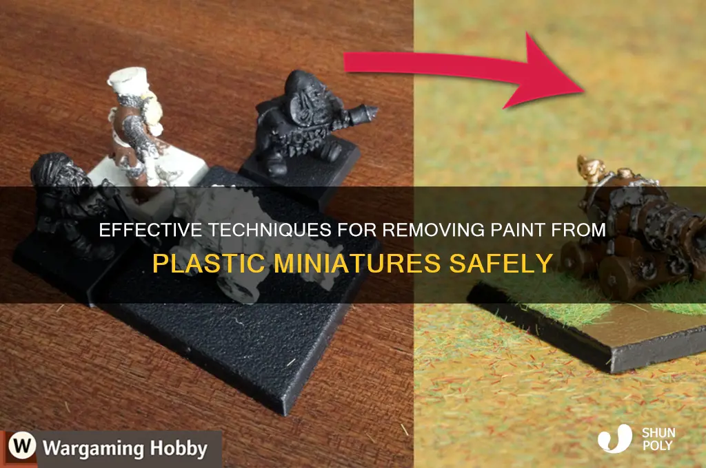 how do you remove paint from plastic miniatures