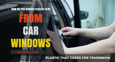 Easy Steps to Safely Remove Plastic Film from Car Windows