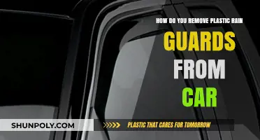 Easy Steps to Safely Remove Plastic Rain Guards from Your Car