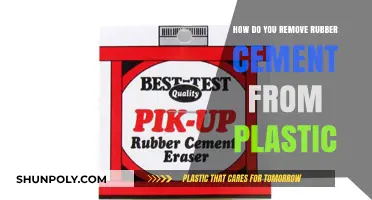 Effective Ways to Remove Rubber Cement from Plastic Surfaces Easily