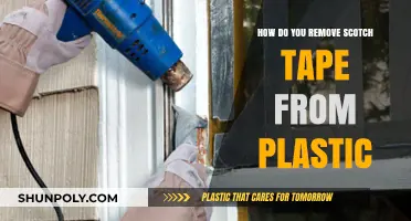 Effective Methods to Safely Remove Scotch Tape from Plastic Surfaces