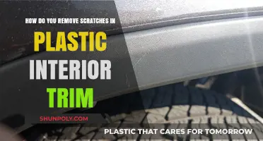 Effective Methods to Remove Scratches from Plastic Interior Trim