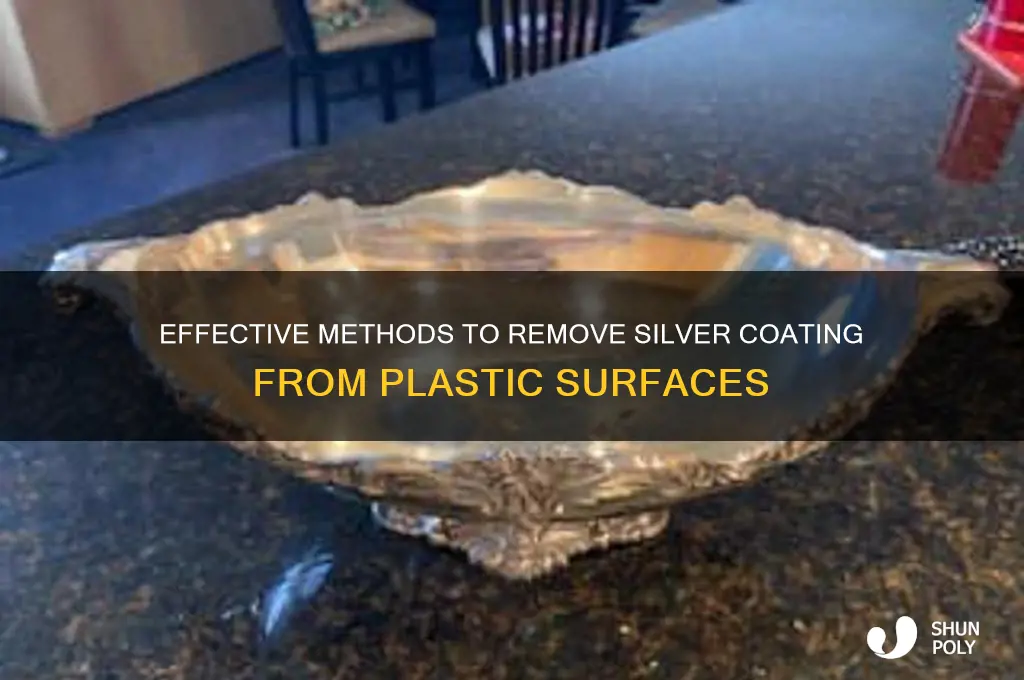 how do you remove silver coating off of plastic