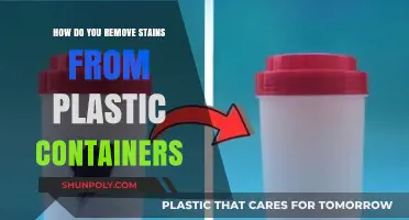 Effective Ways to Remove Stains from Plastic Containers Easily
