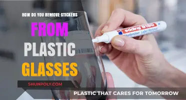 Easy Ways to Remove Stickers from Plastic Glasses Without Damage