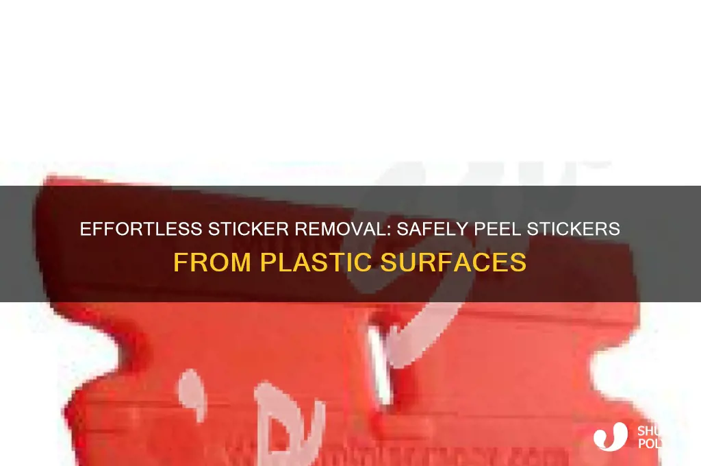 how do you remove stickers from plastic without damaging them
