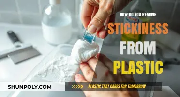 Effective Ways to Remove Stickiness from Plastic Surfaces Easily