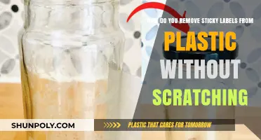 Effortless Label Removal: Scratch-Free Tips for Sticky Plastic Surfaces
