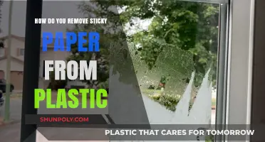 Easy Tips to Remove Sticky Paper Residue from Plastic Surfaces