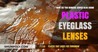 Safely Remove Super Glue from Plastic Eyeglass Lenses: Quick Tips