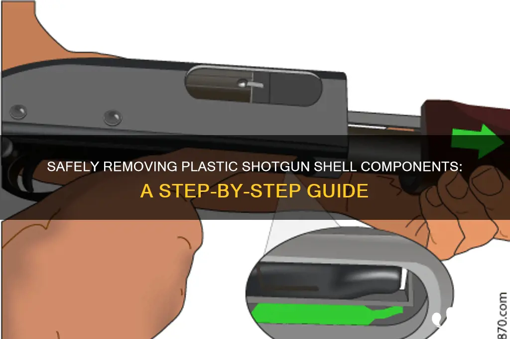 how do you remove the plastic from a shotgun shell