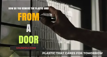 Easy Steps to Remove Plastic Grid from Your Door