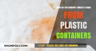 Effective Ways to Remove Tomato Stains from Plastic Containers Easily