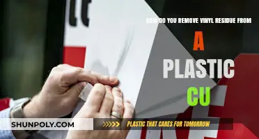 Effective Ways to Remove Vinyl Residue from Plastic Surfaces