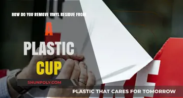 Easy Steps to Remove Vinyl Residue from Plastic Cups