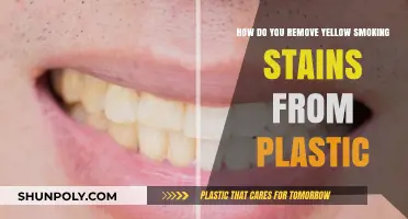 Effective Ways to Remove Yellow Smoking Stains from Plastic Surfaces