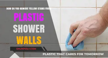 Effective Ways to Remove Yellow Stains from Plastic Shower Walls