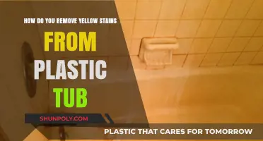 Effective Ways to Remove Yellow Stains from Your Plastic Tub