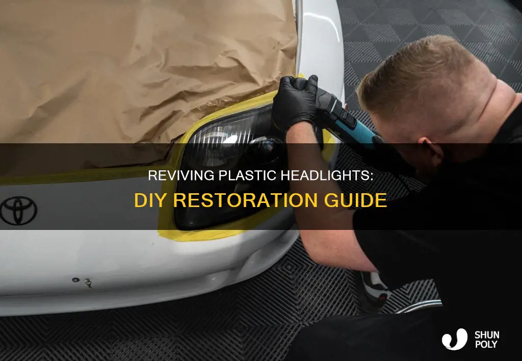 how do you restore plastic headlights