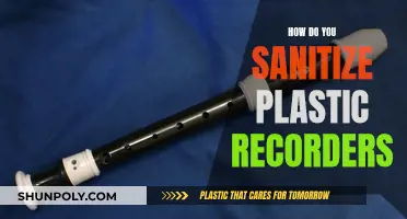 Sanitizing Plastic Recorders: A Step-by-Step Guide