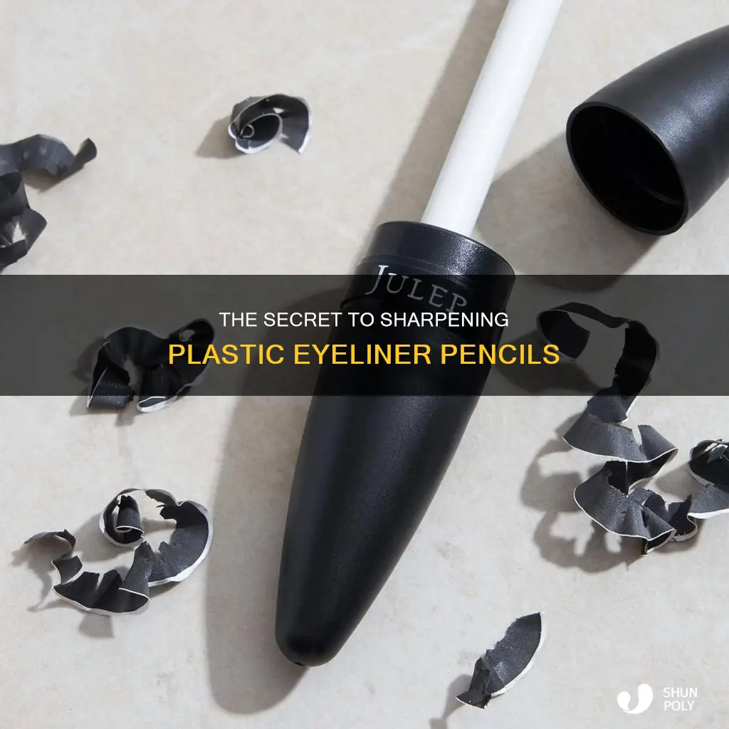 how do you sharpen plastic eyeliner pencils