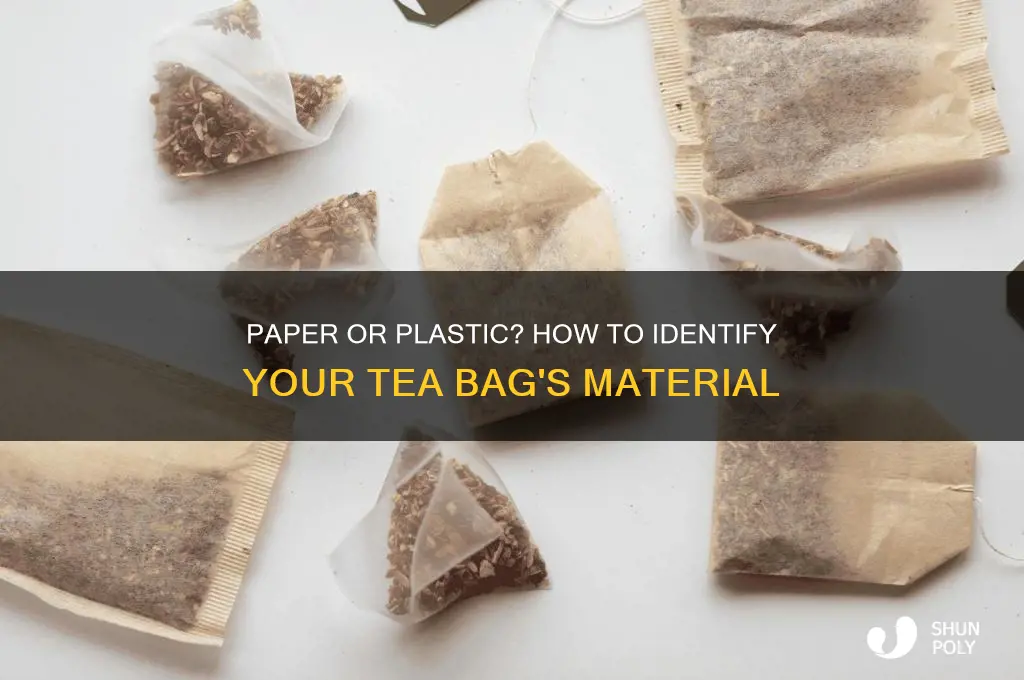 how do you tell paper tea bags from plastic