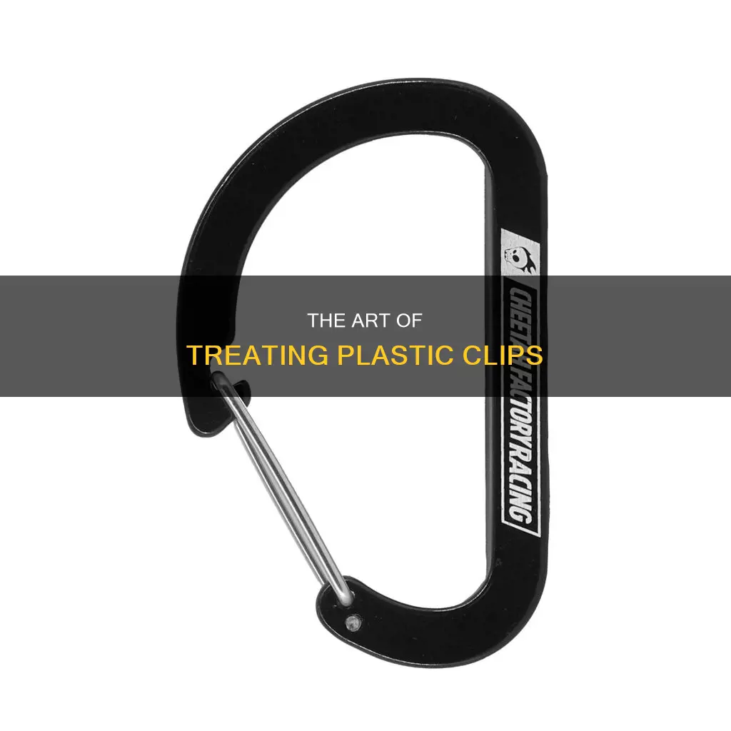 how do you tred a plastic clip