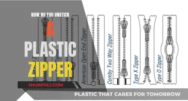 Freeing Stuck Zippers: Plastic Ones Need Extra Care!