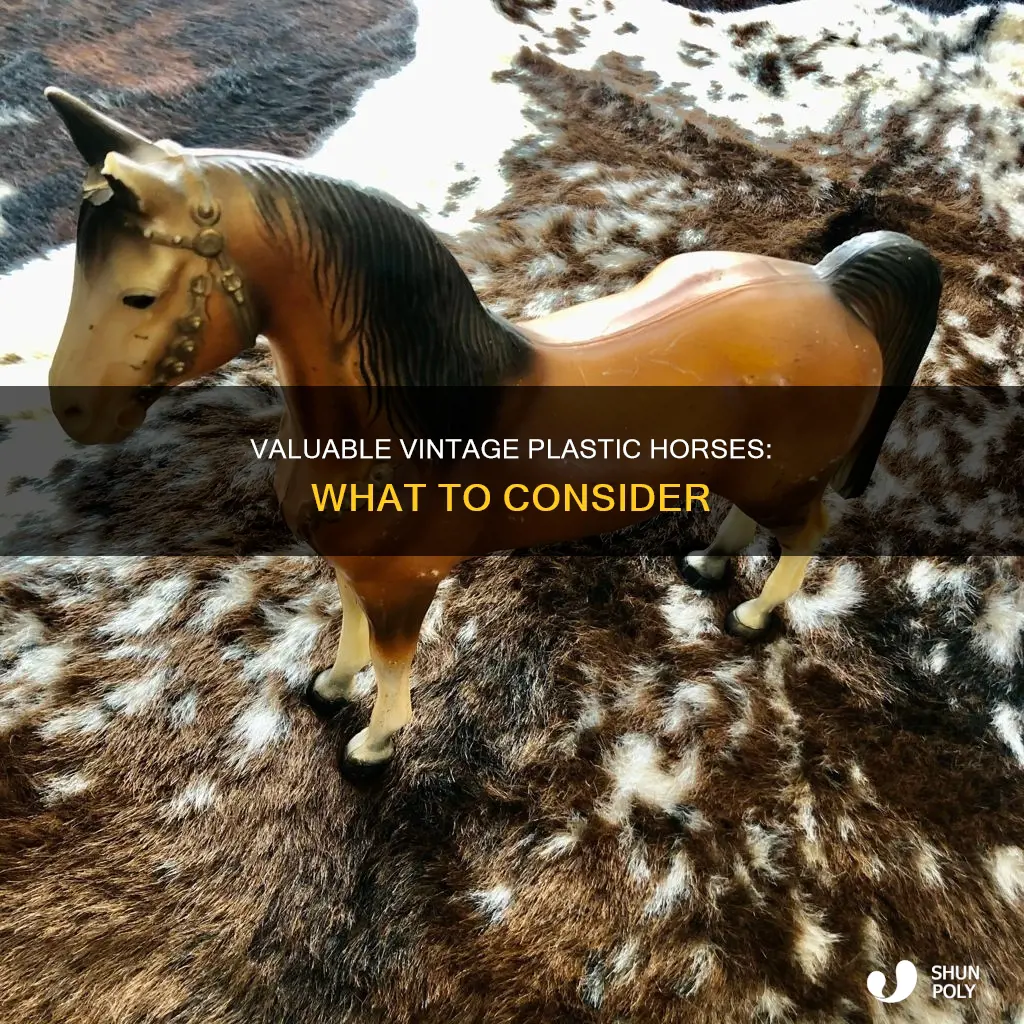 how do you value vintage plastic horses
