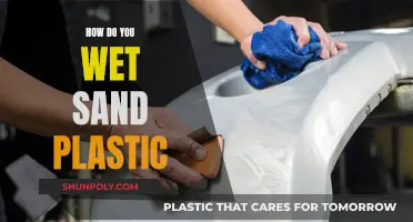 Wet Sanding Plastic: A Step-by-Step Guide