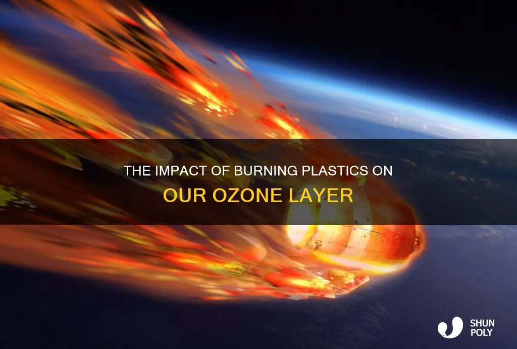 how does burning plastic affect ozone