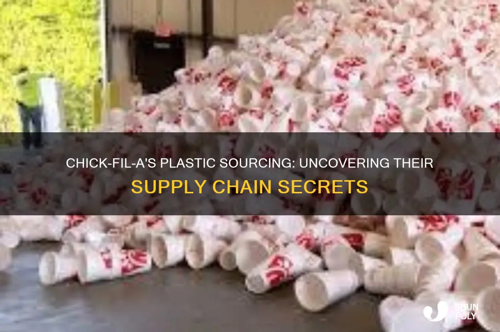 how does chickfila get their plastic