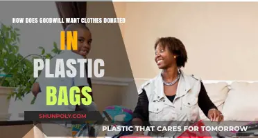 Goodwill's Clothing Donation Guidelines: Plastic Bags Preferred for Easy Sorting