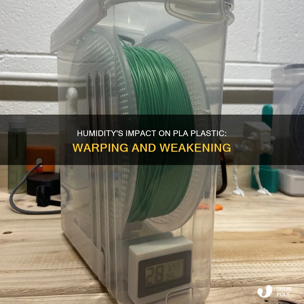 how does humidity affect pla plastic