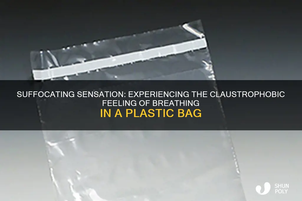 how does it feel the breath inside a plastic bag