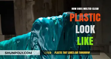 What Does Melted Clear Plastic Look Like? A Visual Guide