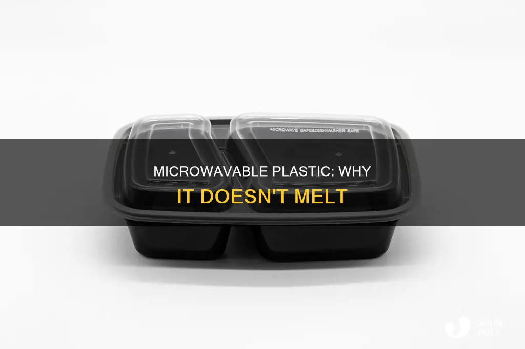 how does microwave food plastic not melt