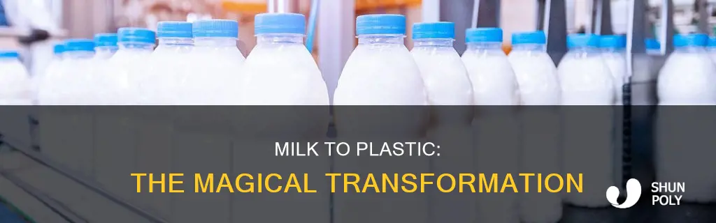 how does milk turn to plastic