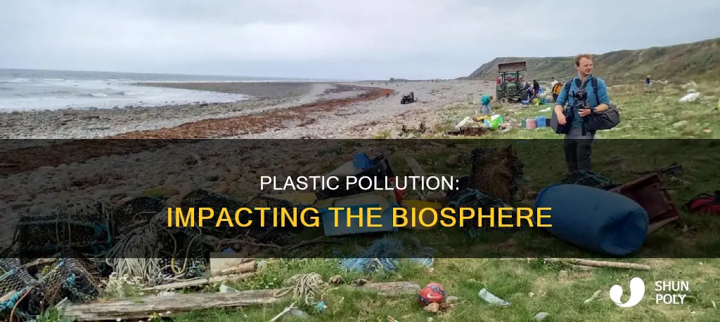 how does plastic affect the biosphere