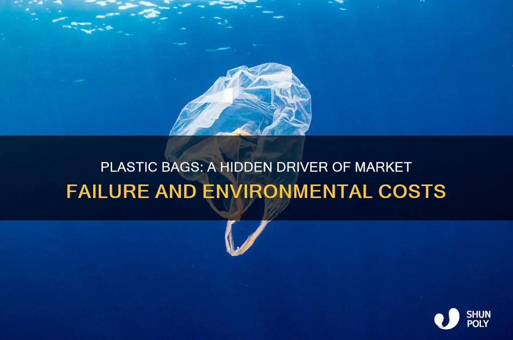 how does plastic bag contribute to market failure