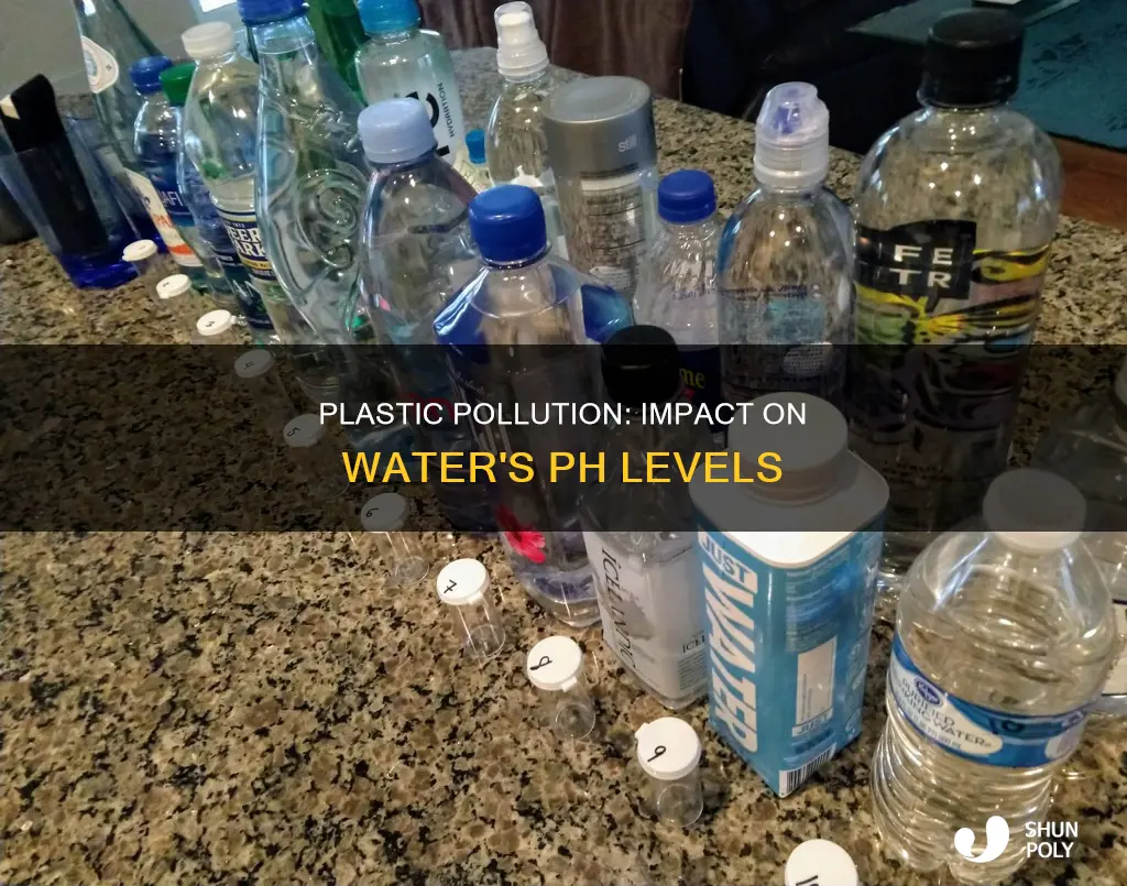 how does plastic change waters ph level