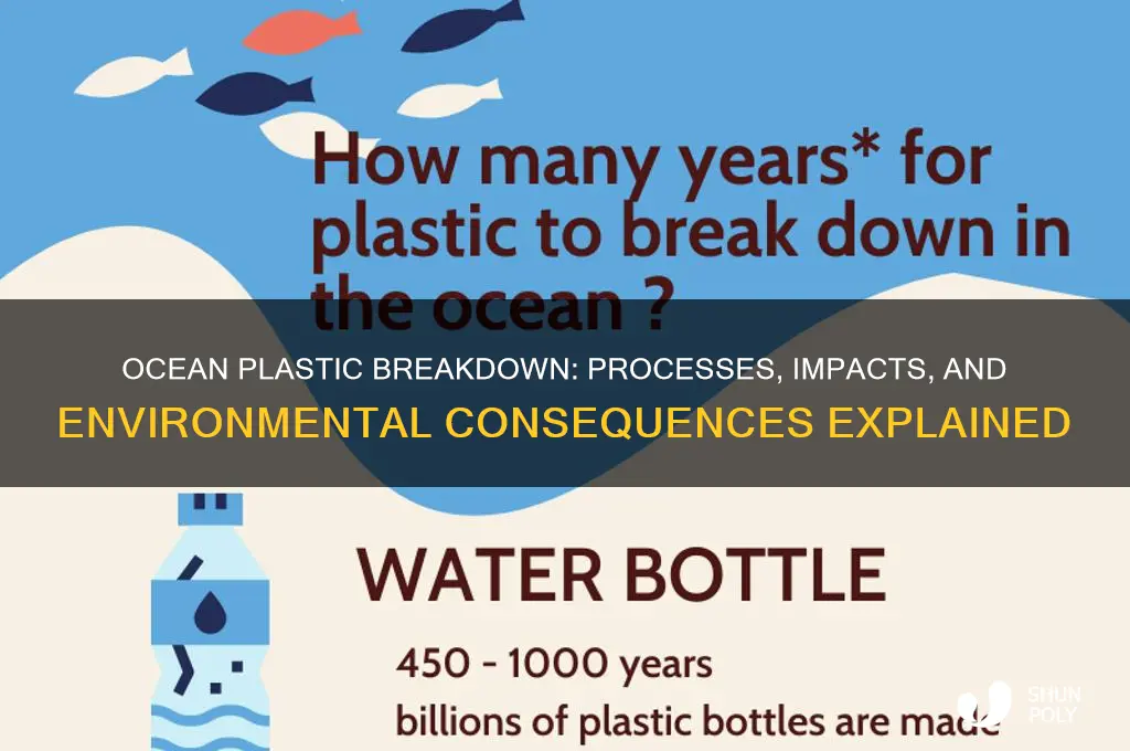 how does plastic get broken down in oceans