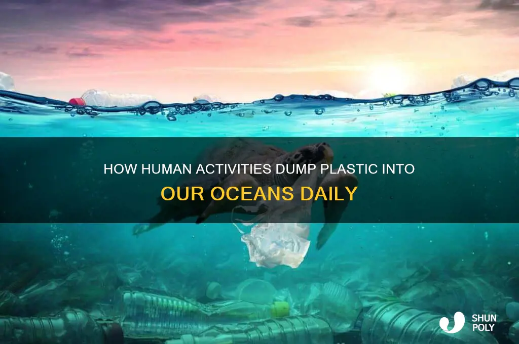 how does plastic get dumped into the ocean