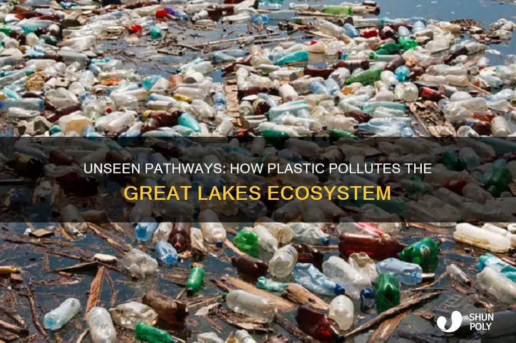 how does plastic get into the great lakes