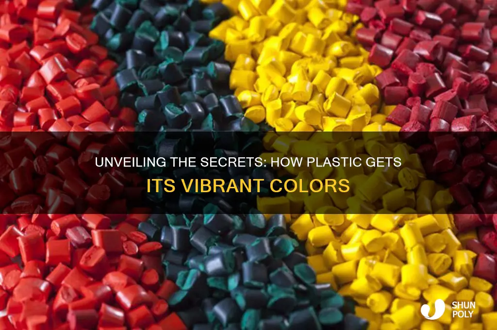 how does plastic get its color