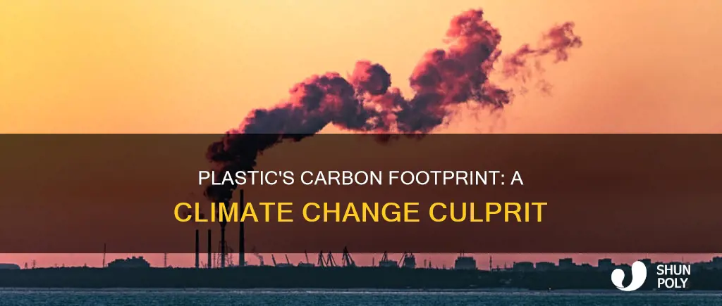 how does plastic increase carbon emissions