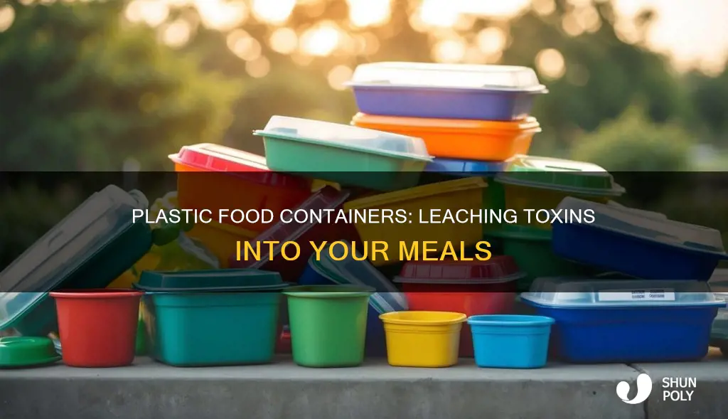 how does plastic leach from food containers into your food