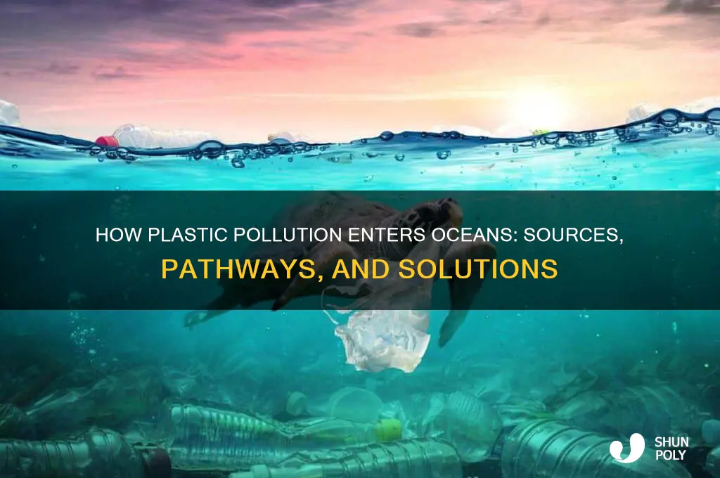 how does plastic pollution get into the ocean